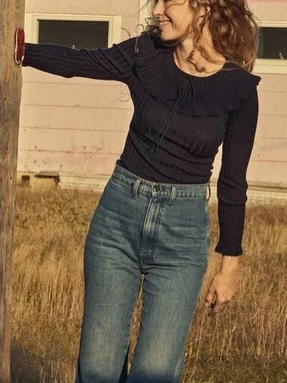 DOEN Baie Sweater Navy Blue